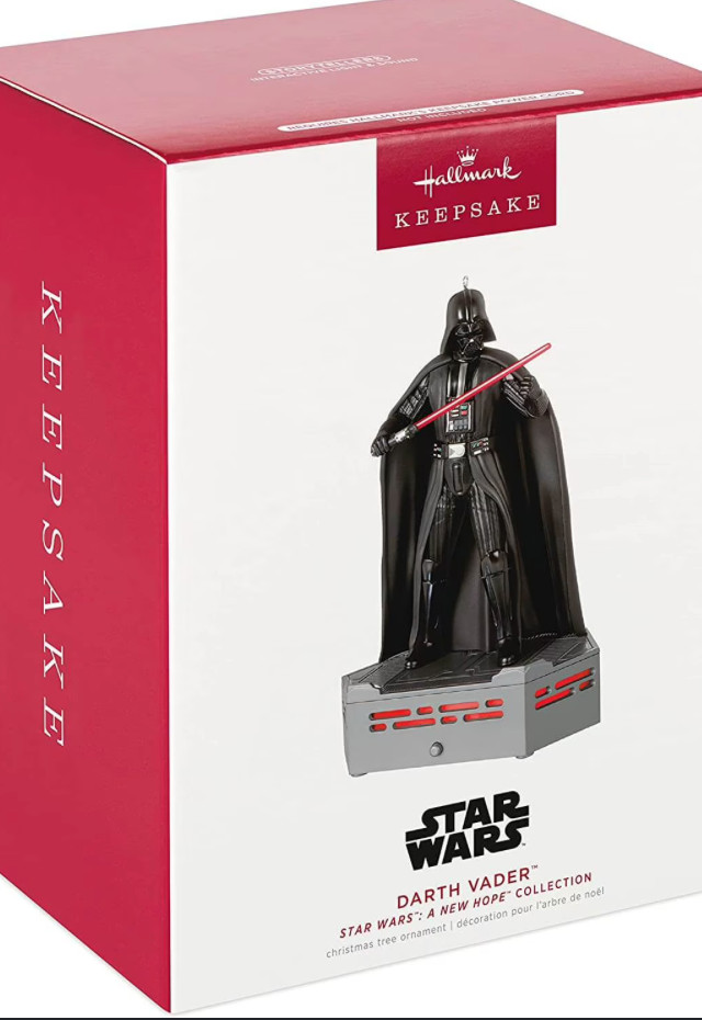 Hallmark Darth Vader Star Wars a New Hope Collection Storytellers Light Sound