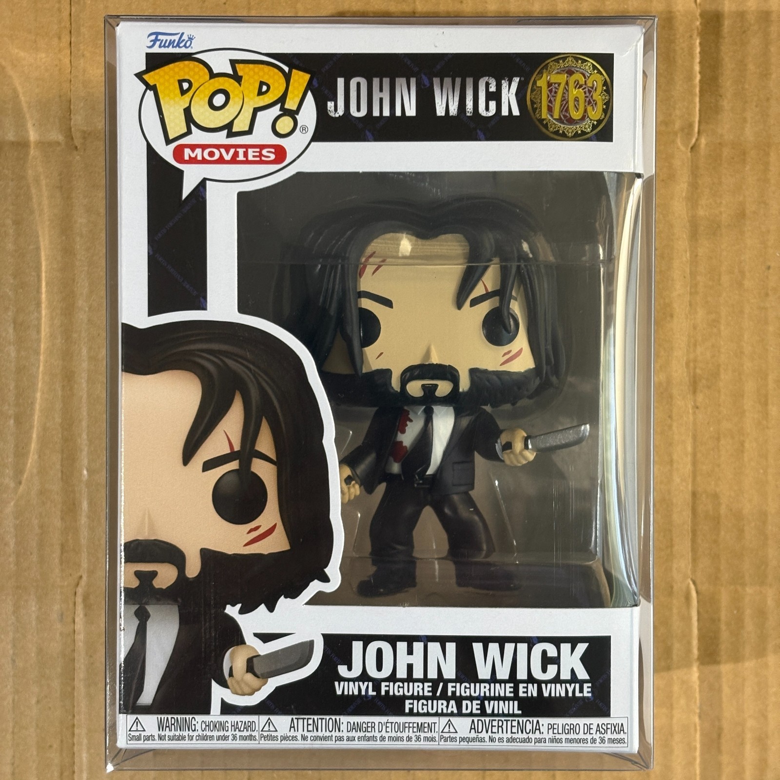 Funko Pop John Wick #1763, John Wick, Bloody, Movies