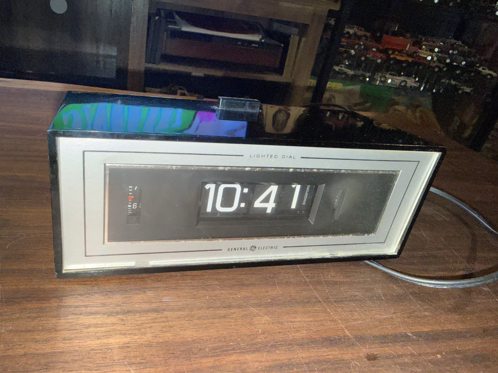 Vintage GE General Electric Model 8142-4 Lighted Dial Electric Clock Works