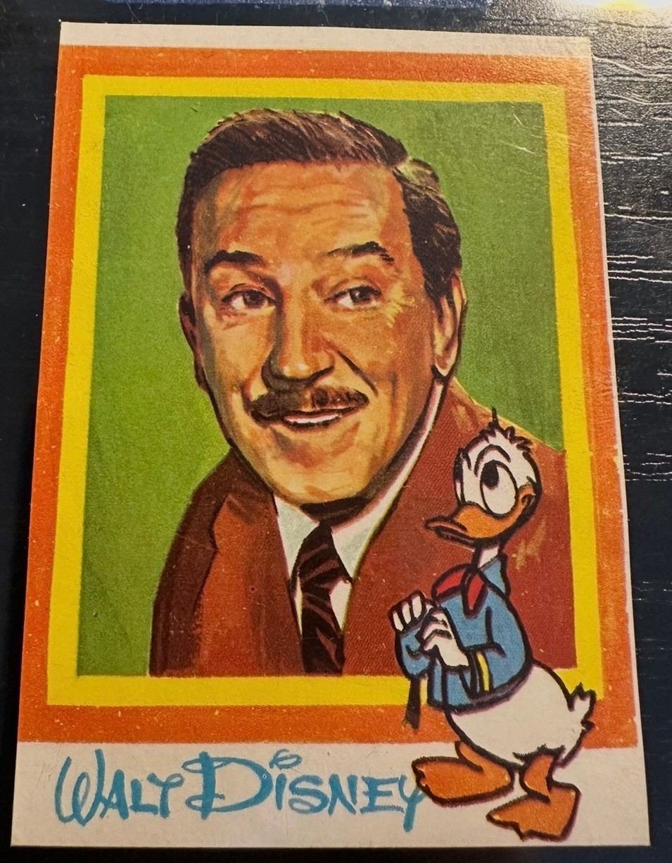 1972 Bruguera Todo Supercromos #390 Walt Disney Donald Duck Spanish Card