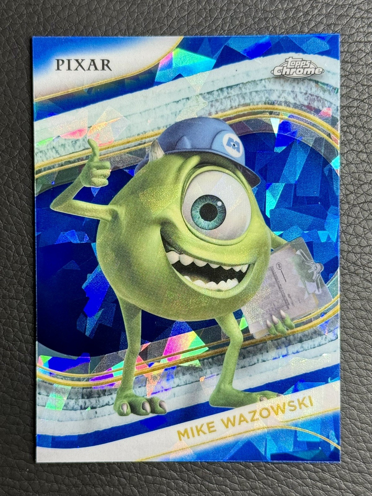 2025 Topps Chrome Disney Sapphire Mike Wazowski #6