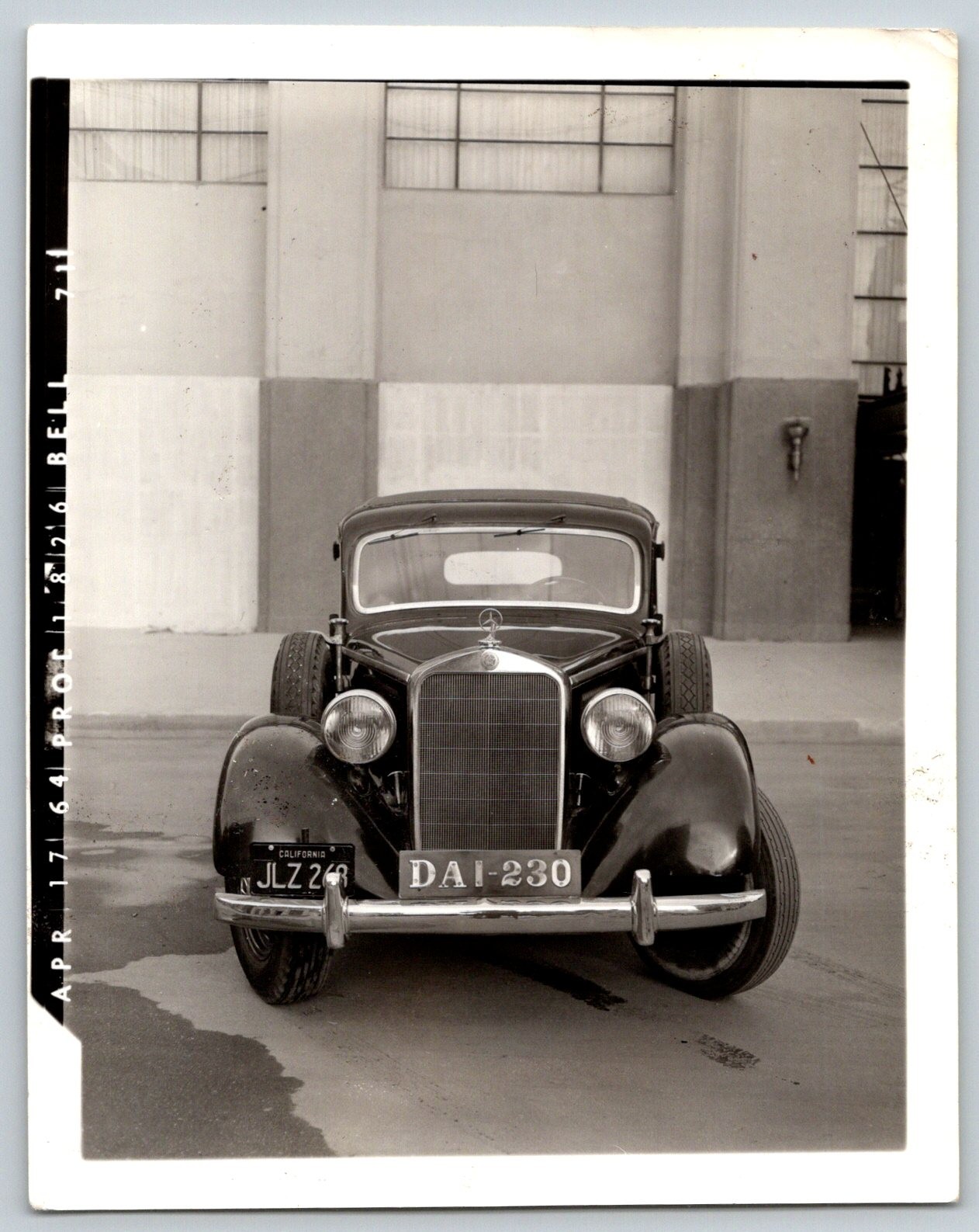 1930s Mercedes-Benz 230 Cabriolet Vintage Photo 1964 California Studio Processed