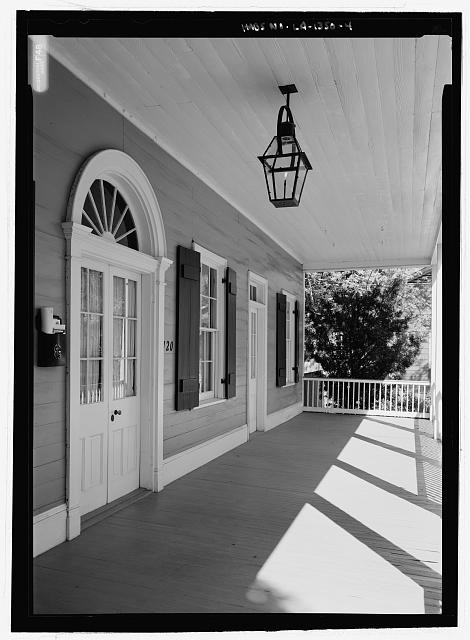 Photo:Natchitoches LA Chamard House Porch 2004 Oblique View Historic Home