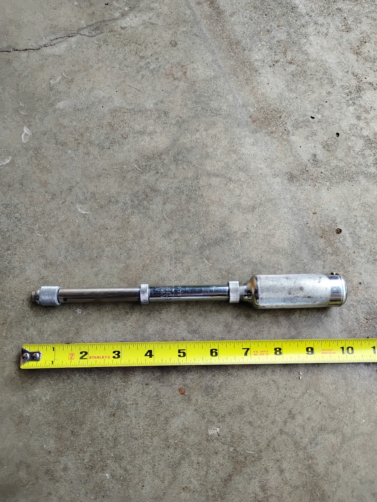 Vintage Stanley Yankee Push Drill No. 41 Bell System With 6 Bits Made In USA