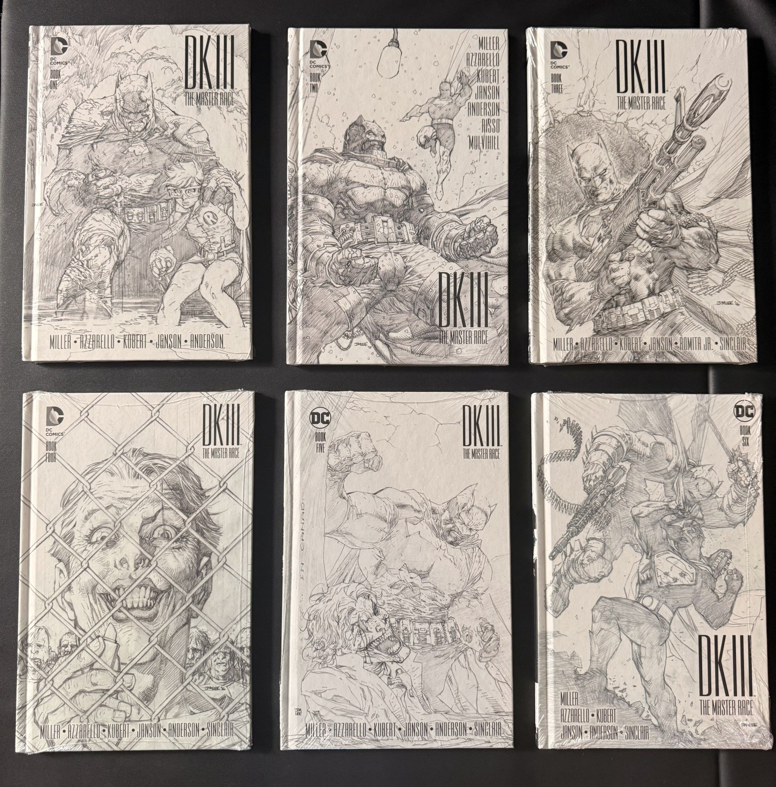 DK III: The Master Race #1-#6 - Jim Lee Variant Sketch Covers (SEALED/NEW)  DC