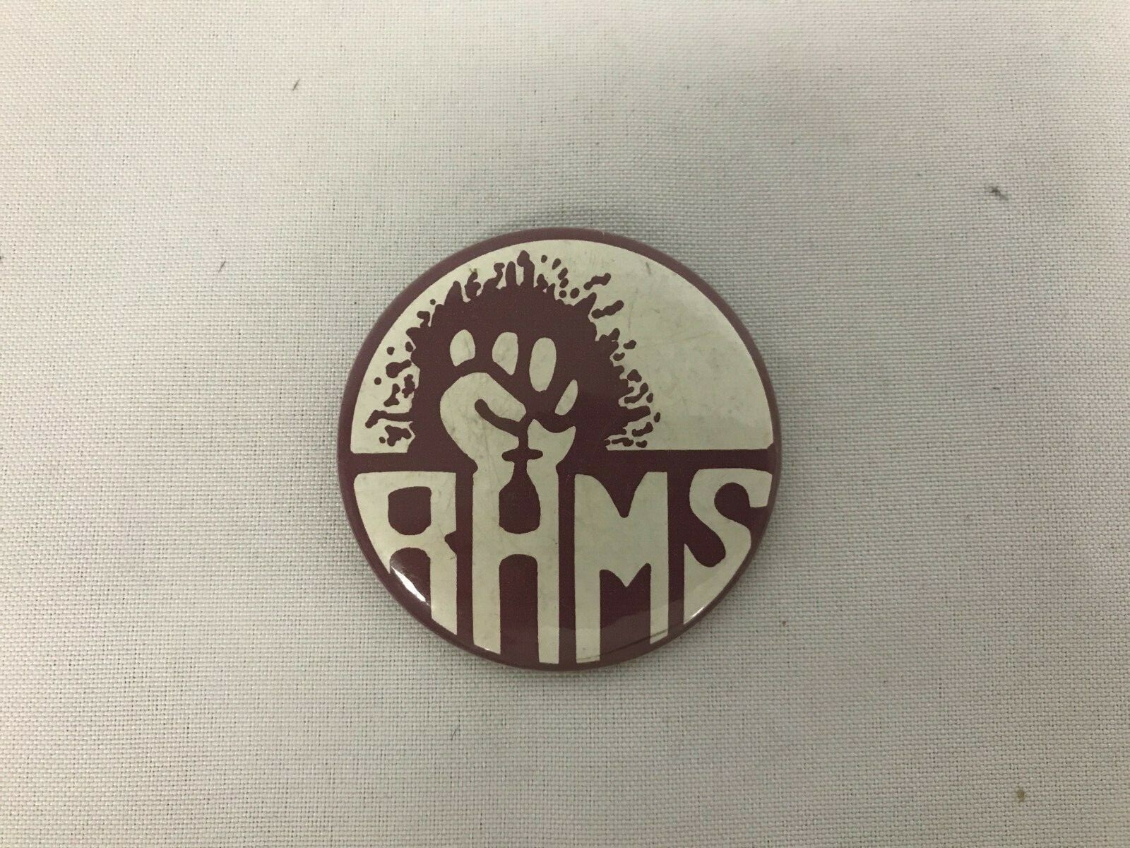 VTG 1971 WINCRAFT BRISTOL CT BRISTOL CENTRAL HIGH SCHOOL FOOTBALL RAMS PINBACK