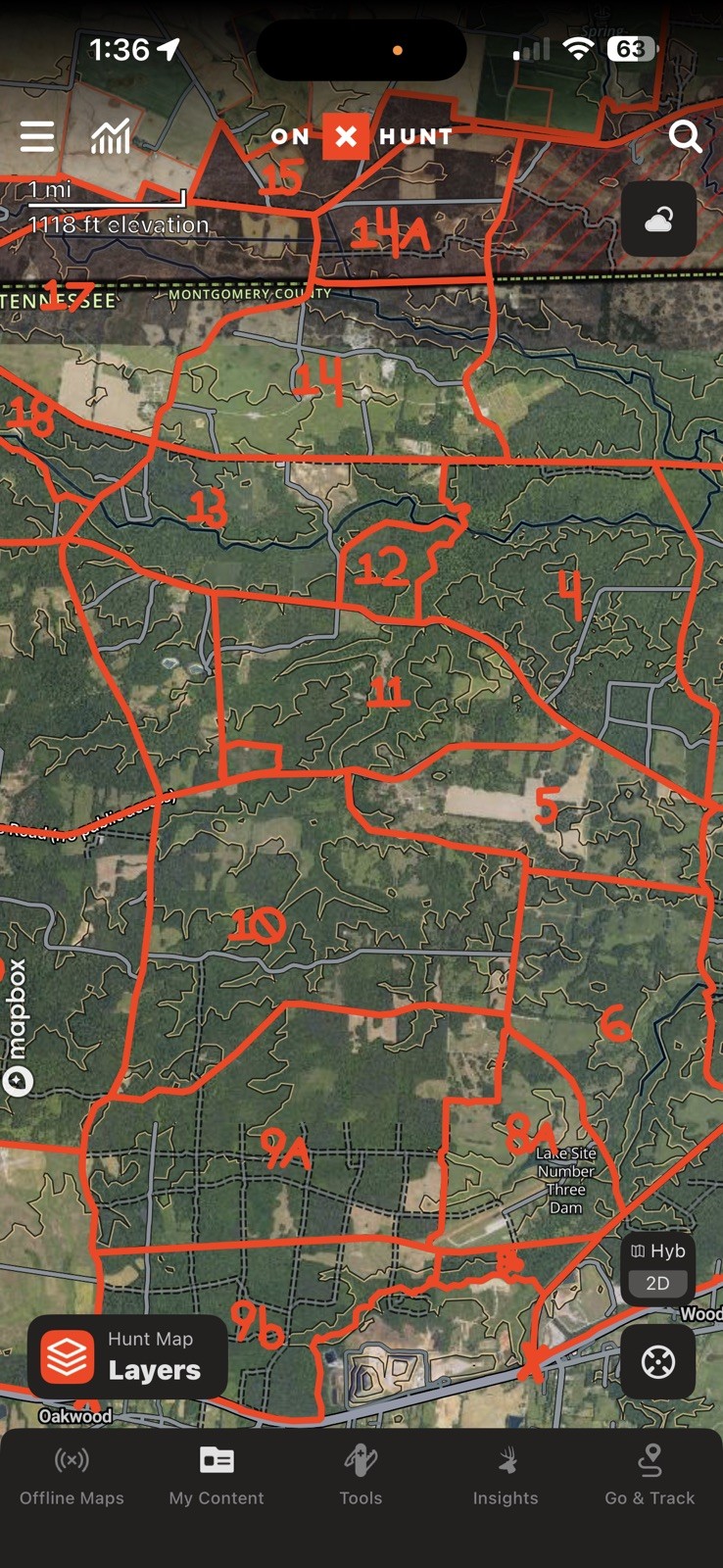 Fort Campbell Onx Overlay Map