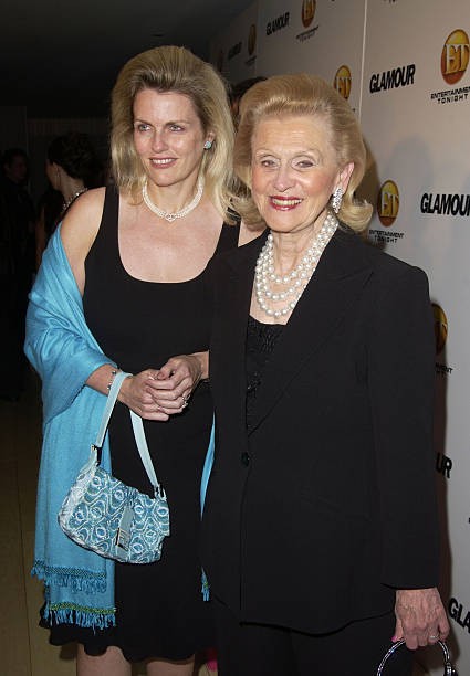 Barbara Davis Nancy Davis at ET GLAMOUR Emmy Party Celebrating a N- Old Photo