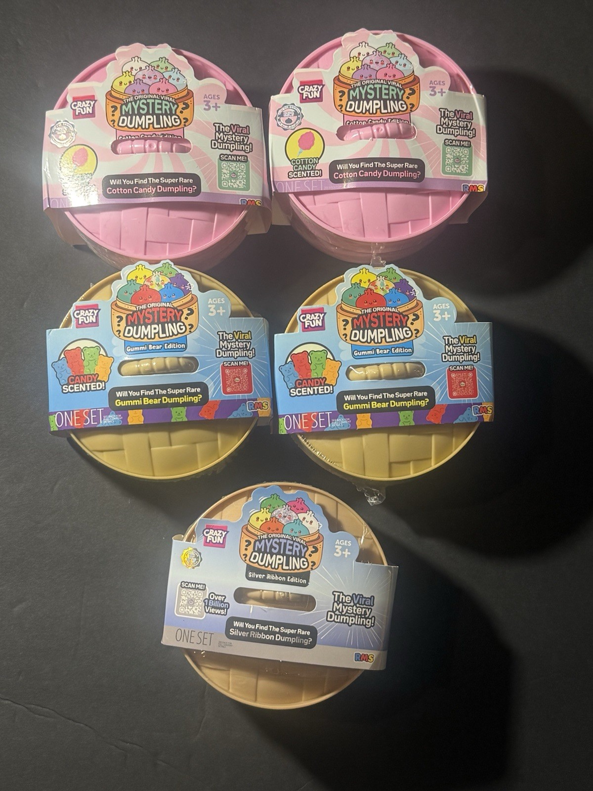Five Below RMS Viral Squishy Mystery Authentic (NEW) Gummi Bear Lot of 5 Mixed