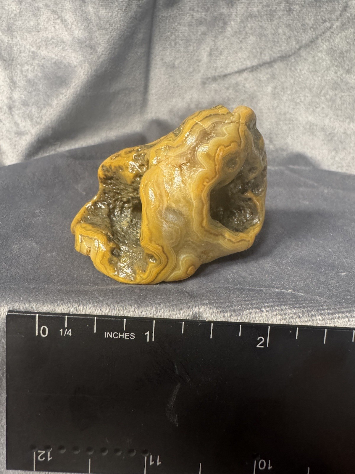 Agate - Raw, Franklin County, Mississippi Found. 3.6oz