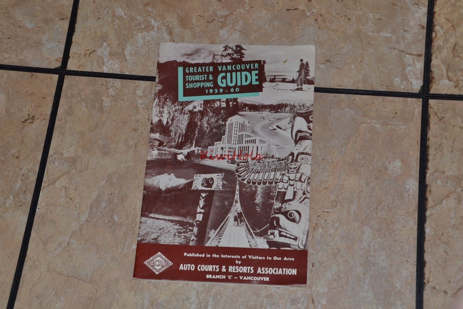 Vintage Brochure Greater Vancouver Tourist Guide 1959-60 Canada