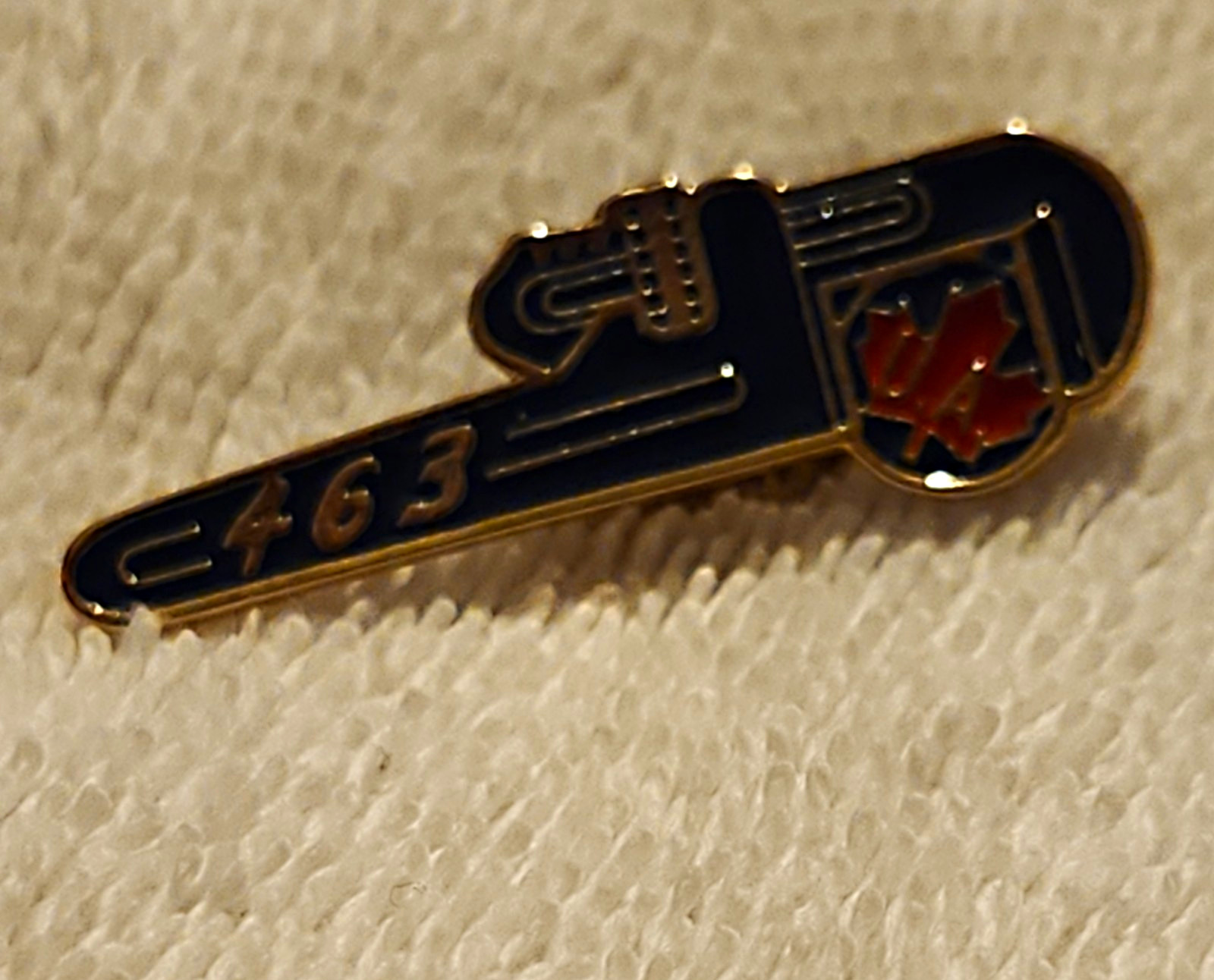 VTG UA Local 463 Pin Ontario Canada Plumbers Pipefitters Steamfitters