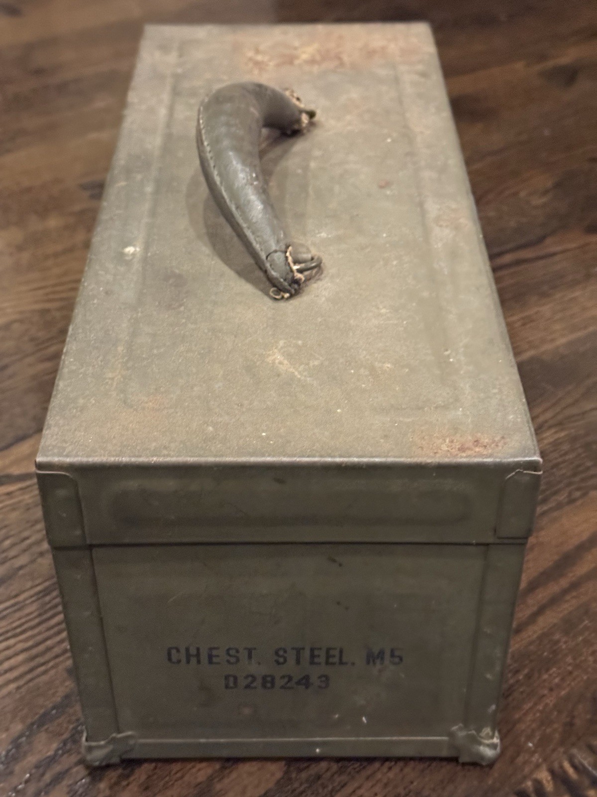Vintage Military M-5 Steel Medical Chest D28243 Veterinary Instruments Tools