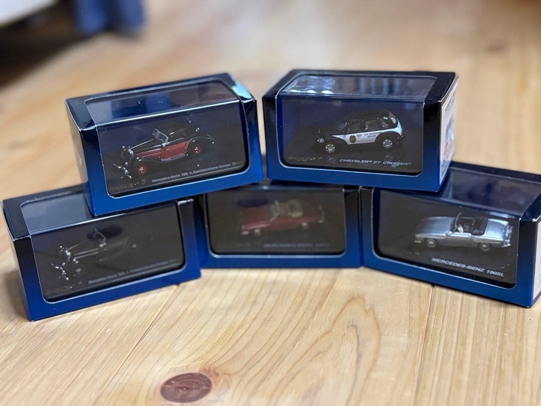 Ricko Mercedes-Benz etc. 5 mini cars set bulk sale