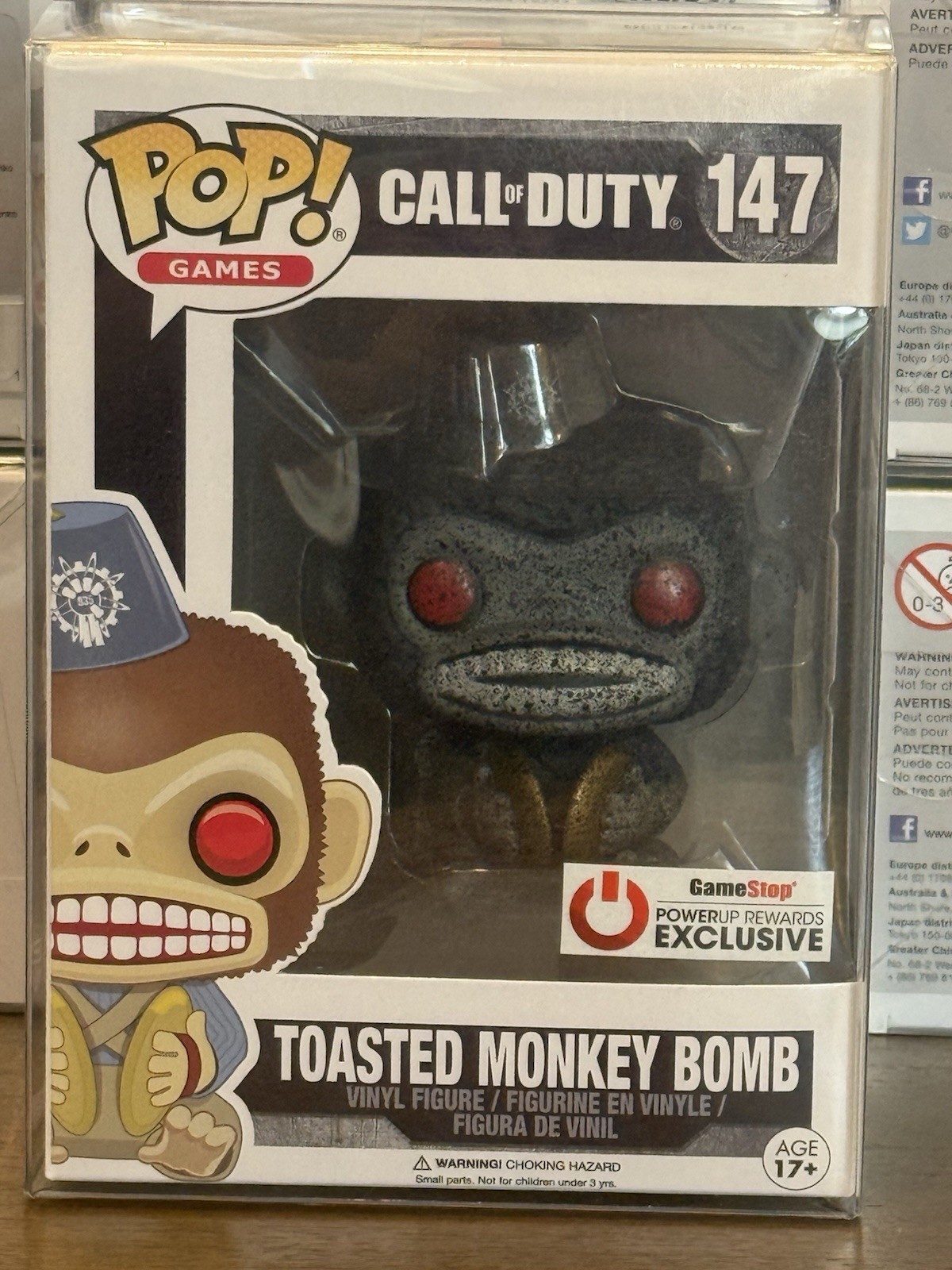 Funko Pop Call of Duty Toasted Monkey Bomb #147 Exclusive - W/ Protector ￼