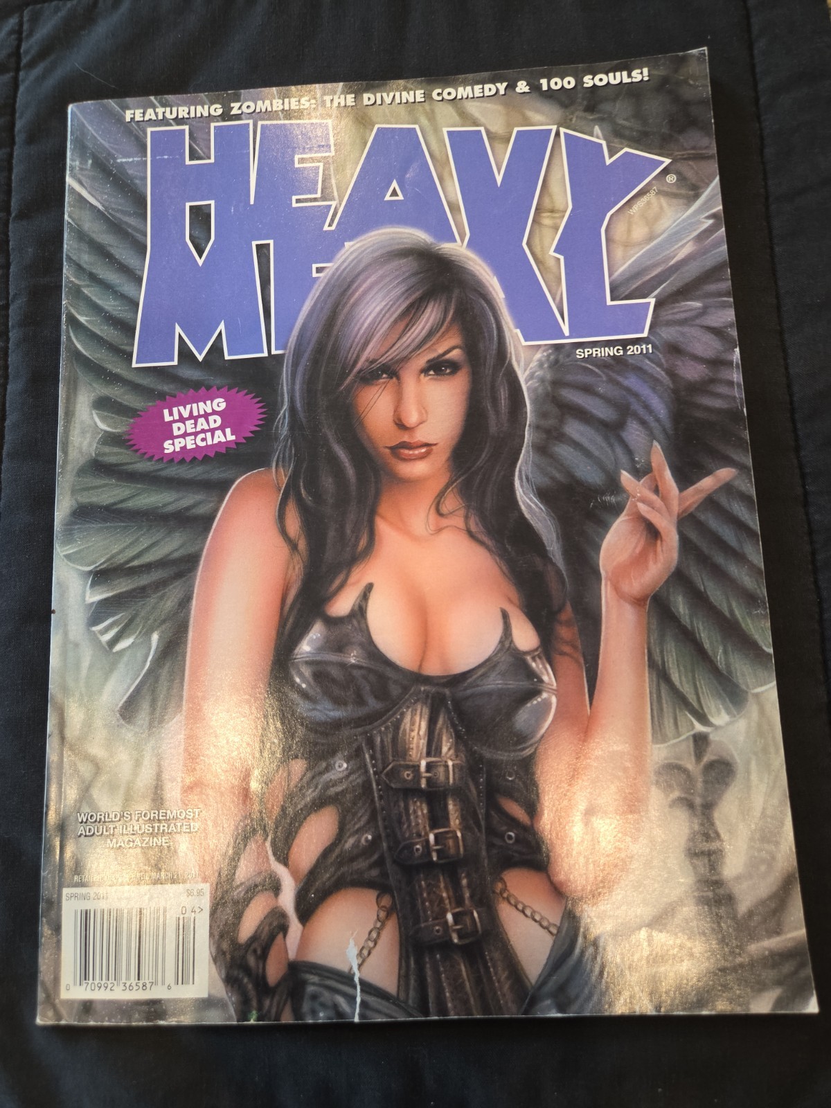 Heavy Metal Magazine Spring 2011 Living Dead Special Zombies Divine Comedy