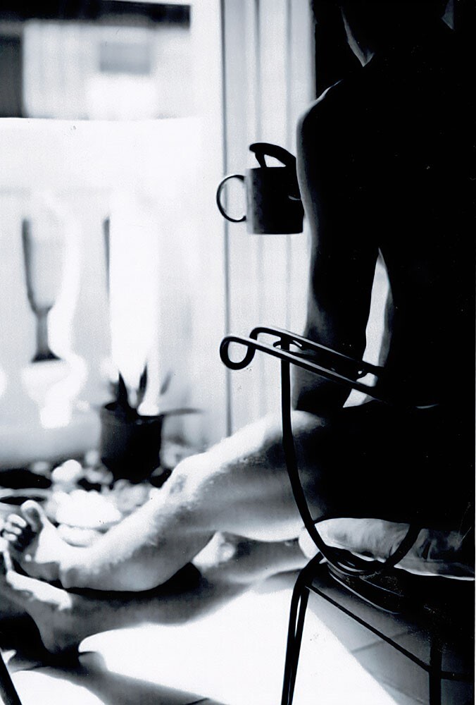 Man sitting by an open window gay gentleman\'s collection 4x6 reprint