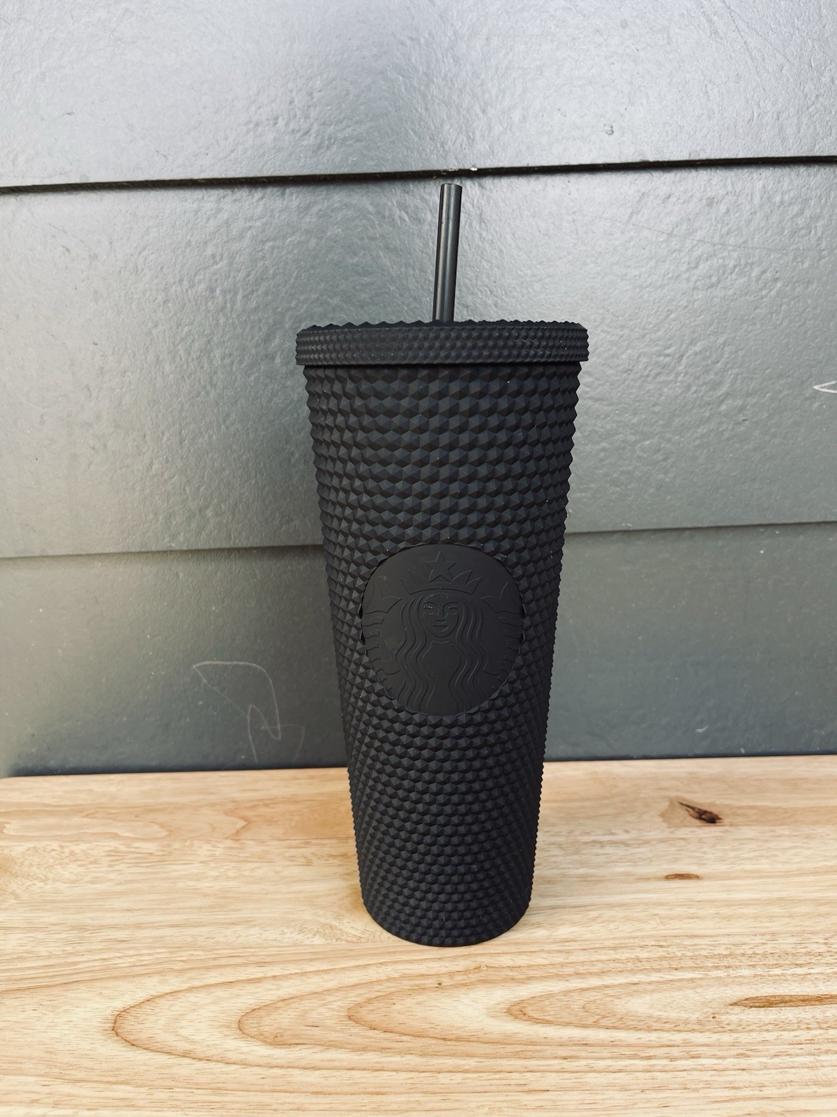 Starbucks Matte Black Studded Tumbler Venti 24oz Cold Cup
