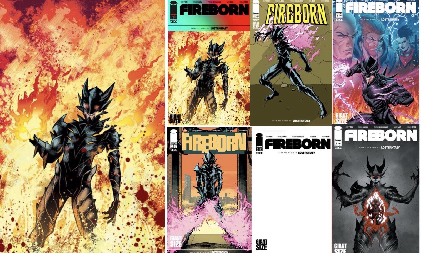 7 Book Set: Fireborn #1 1:100 SIGNED  plus 6 More See Pics PRESALE 4/15/26