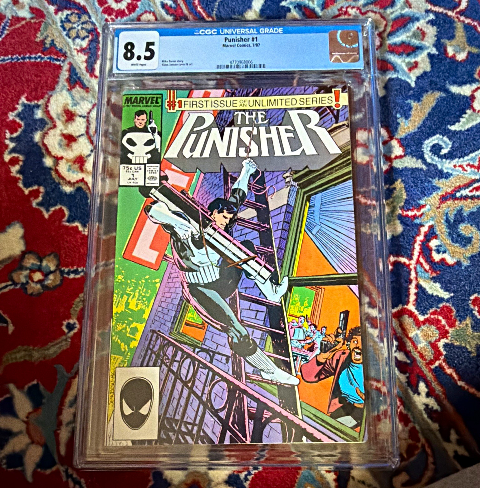 Marvel Comics The Punisher #1 CGC 8.5 (1987) First Printing Grant Zeck