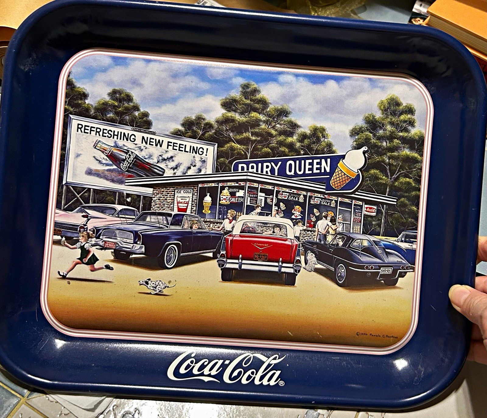 Coca-Cola Dairy Queen Advertising Tray \