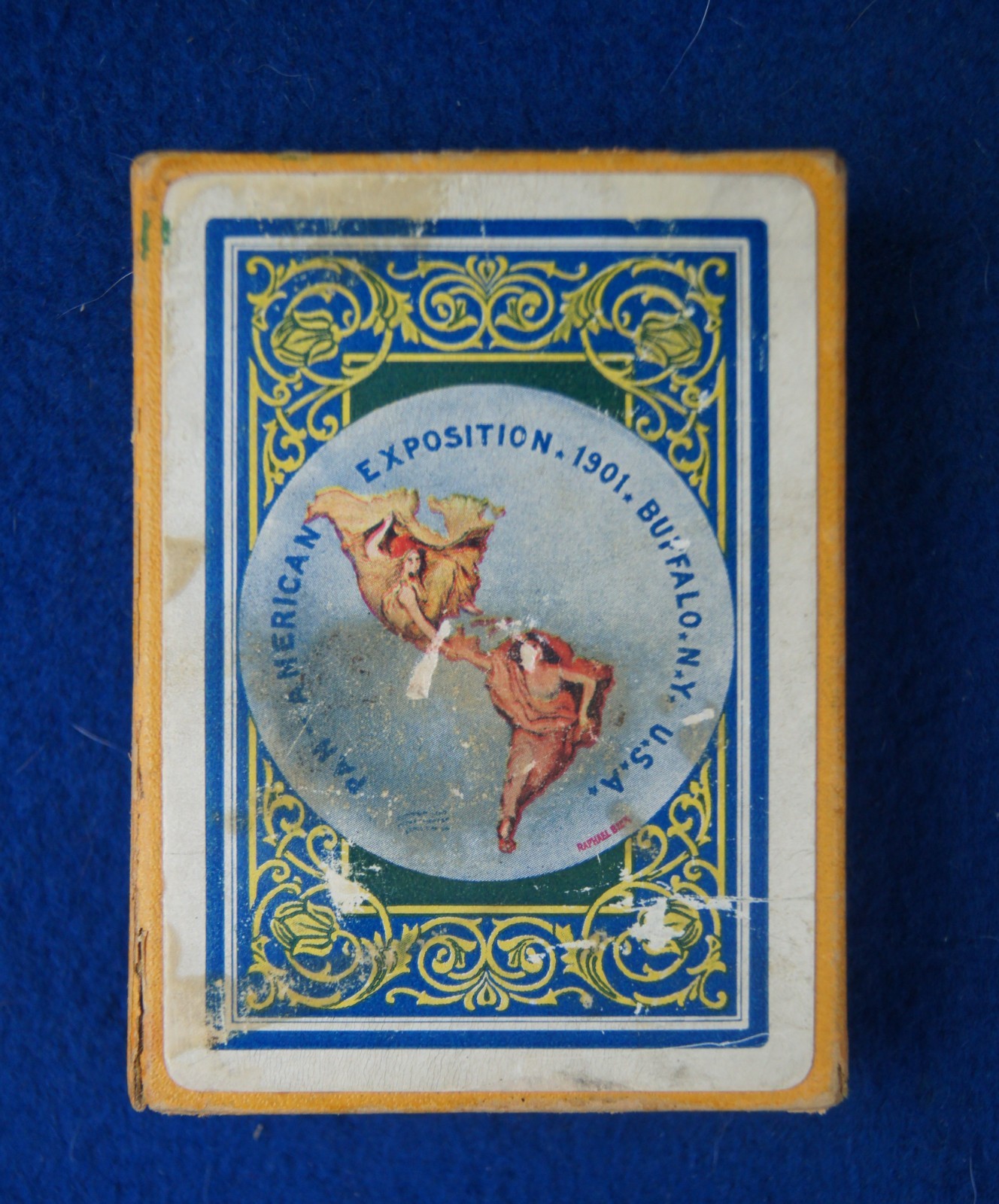 The 1901  Pan-Am Exposition Souvenir Playing Cards Complete Deck -Buffalo NY