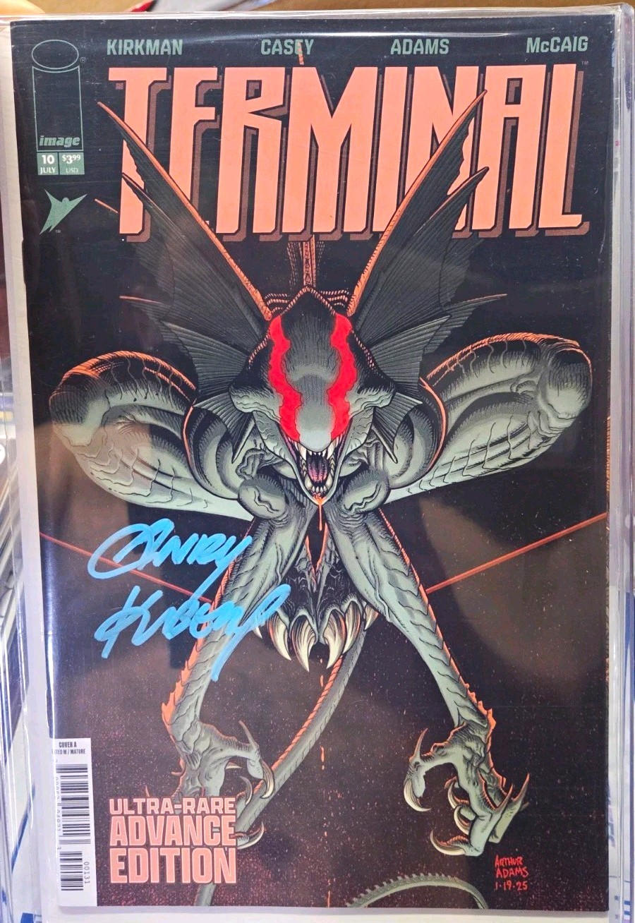 Terminal #10 Ultra-Rare Advance Edition Variant CGC 9.8 Signed Andy Kubert COA