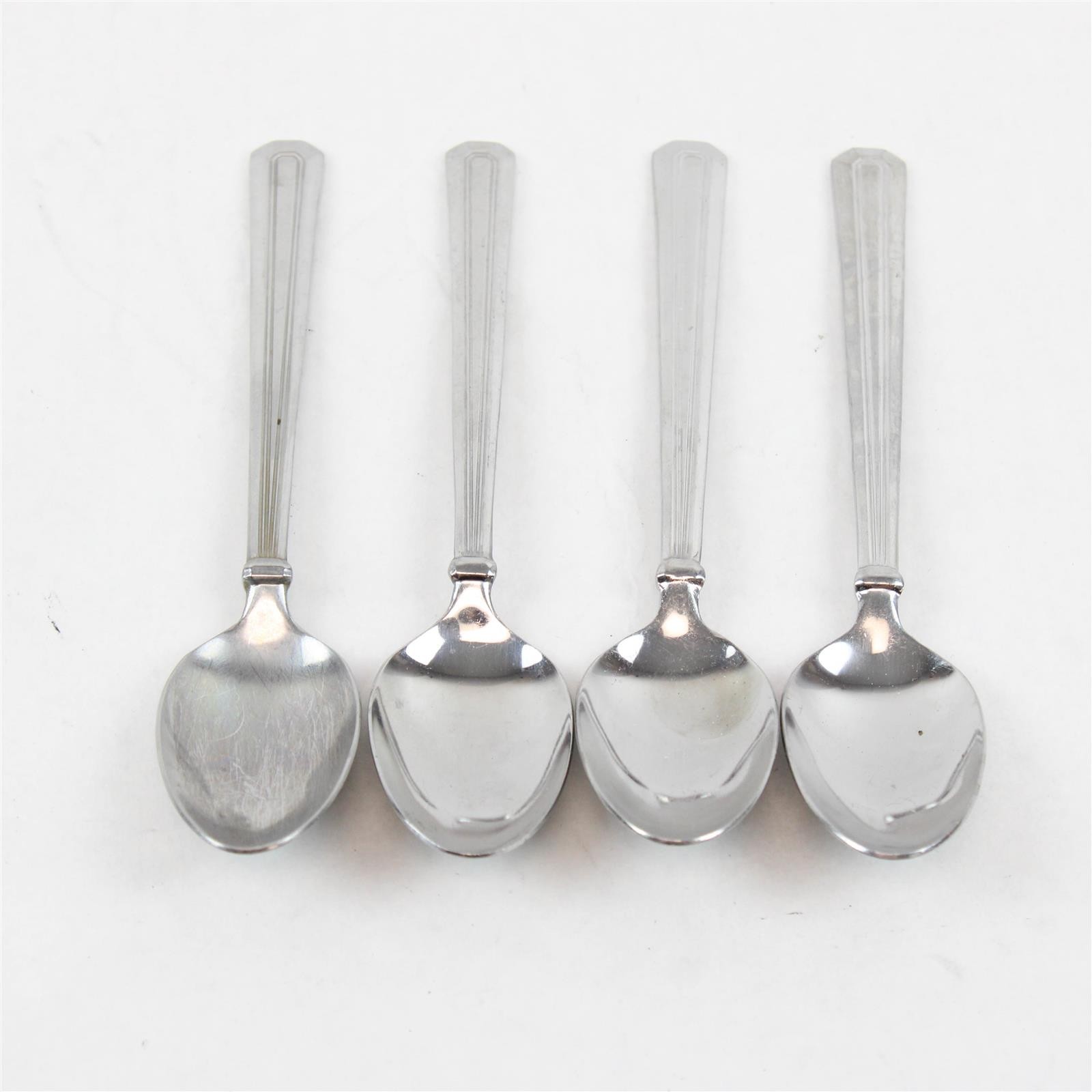 Lot of 4 Pfaltzgraff Radiants Stainless Steel 6\