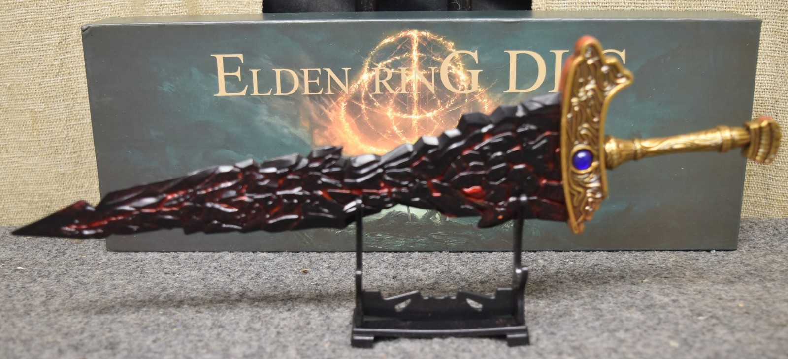 RACEROCKET Eldens Rings Maliketh\'s Black Blade Sword Model – 11.8-Inch Metal