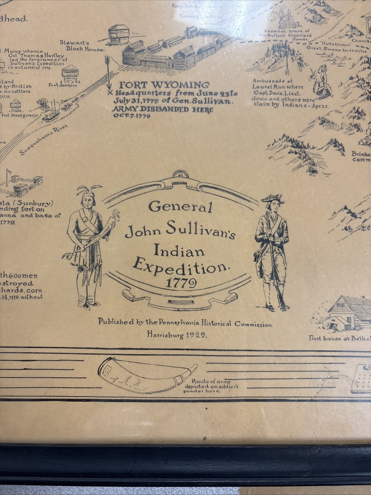 Major General John Sullivan’s Indian Expedition 1779 Poster