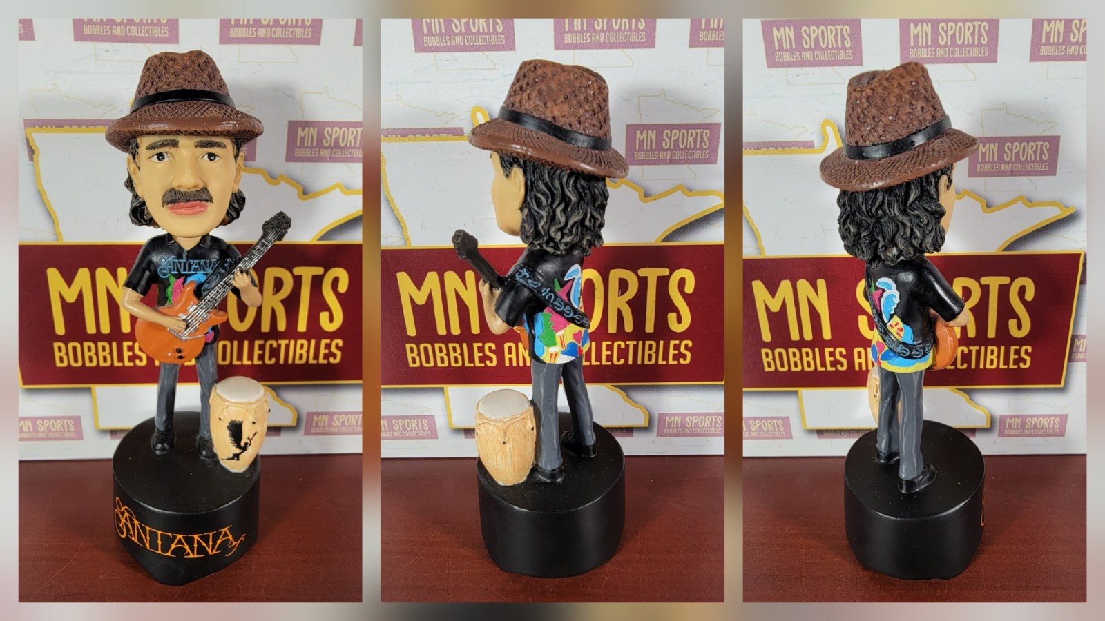 Carlos Santana Bobblehead 2008 2009 River Of Colors Mexican American Guitarist 