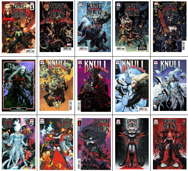 Queen in Black #1 2 3, King in Black #1 2 3 4 5, Knull #1 2 3 4 5 Set LOT 2026