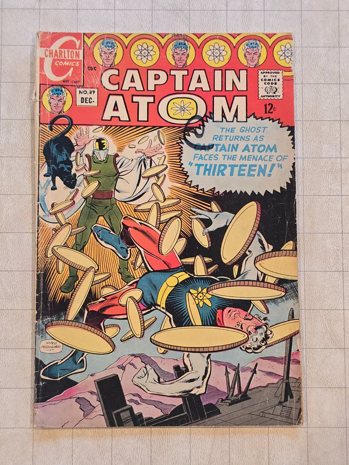 Captain Atom #89 Ditko Cover Charlton Comics (1967) 