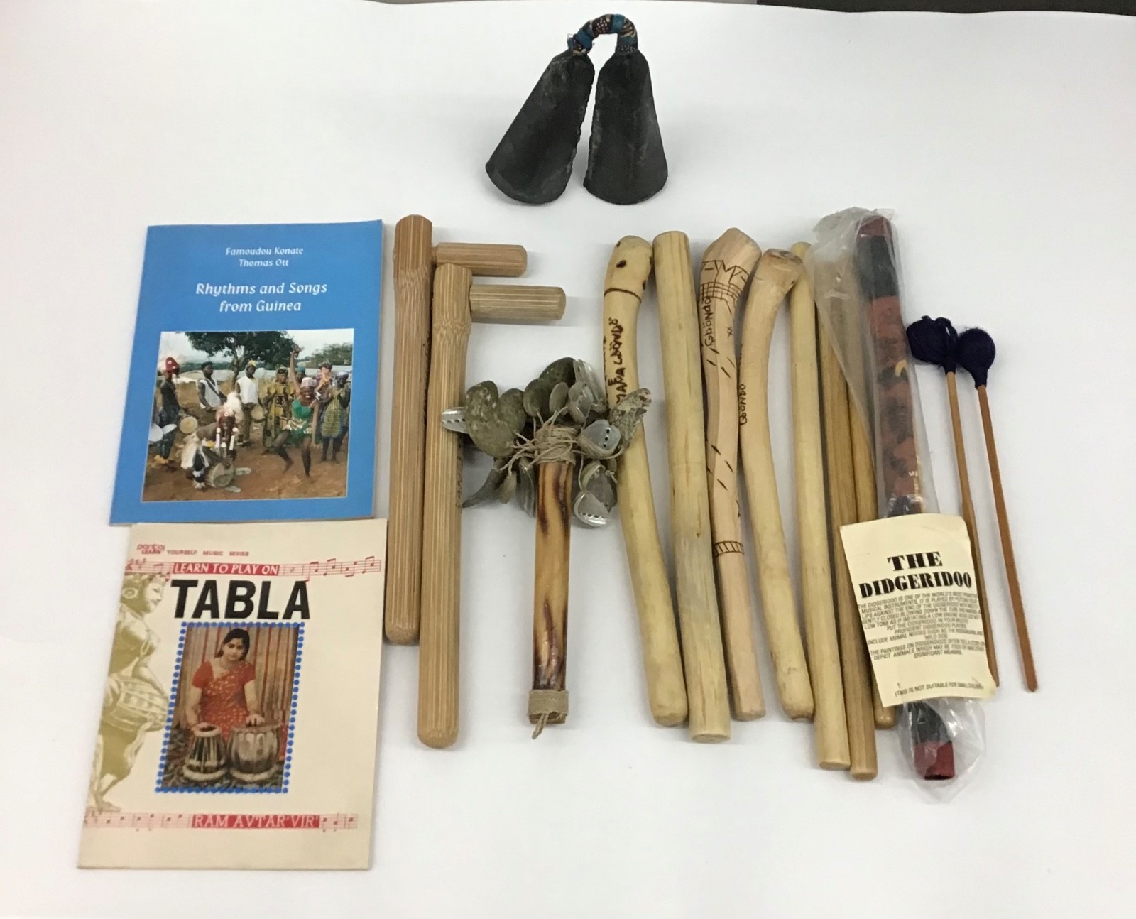 Large African Insturaments Lot 