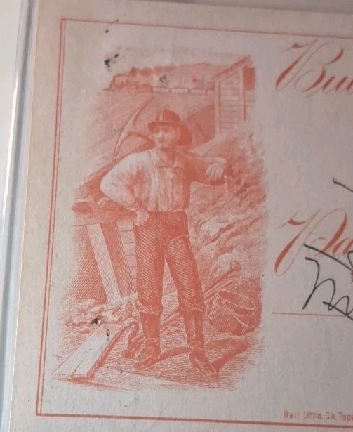 SLING'S 🪙  1893 W.A. Clark & Brother Cancelled Bank Check Butte City, Montana