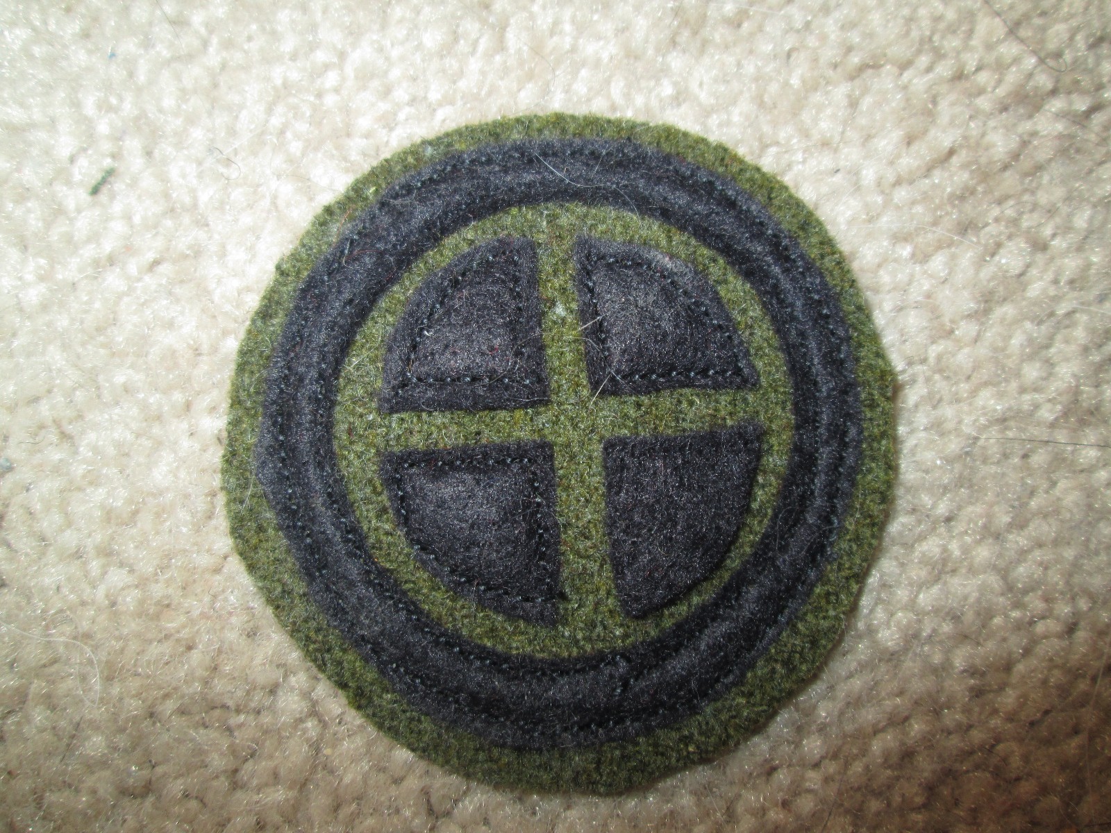 WWI US Army 35th Division,70th Infantry Brigade  patch AEF wool