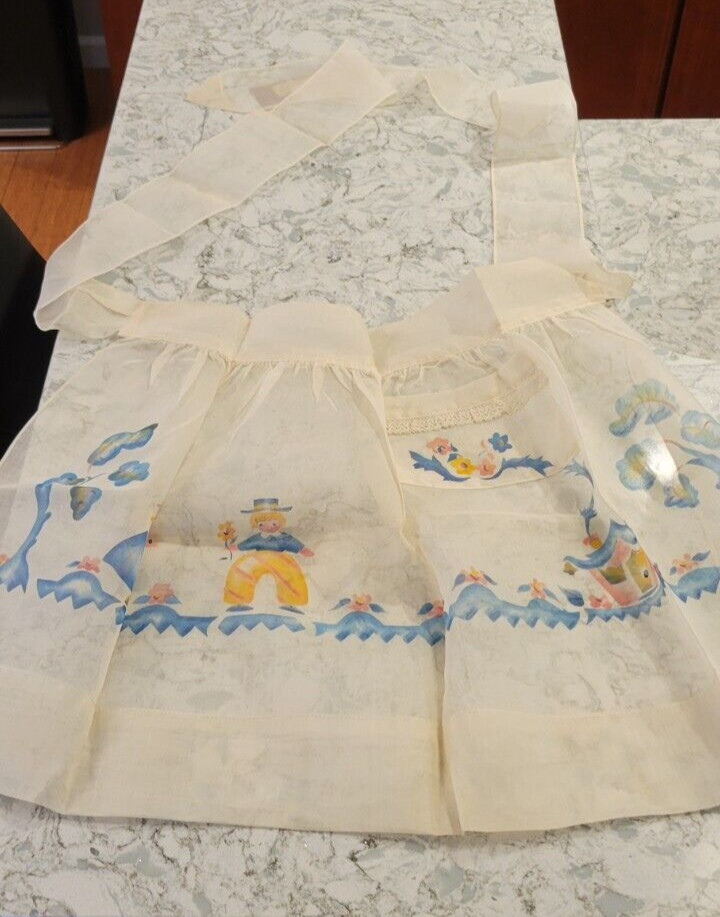 New Vintage Maid’s Apron Set 1940\'s 50\'s Linen Lace Cuffs Collar Lot of 3 Aprons