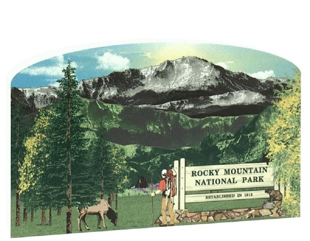 Cat's Meow Village Keepsake Rocky Mountain National Park Scene #R973 NEW