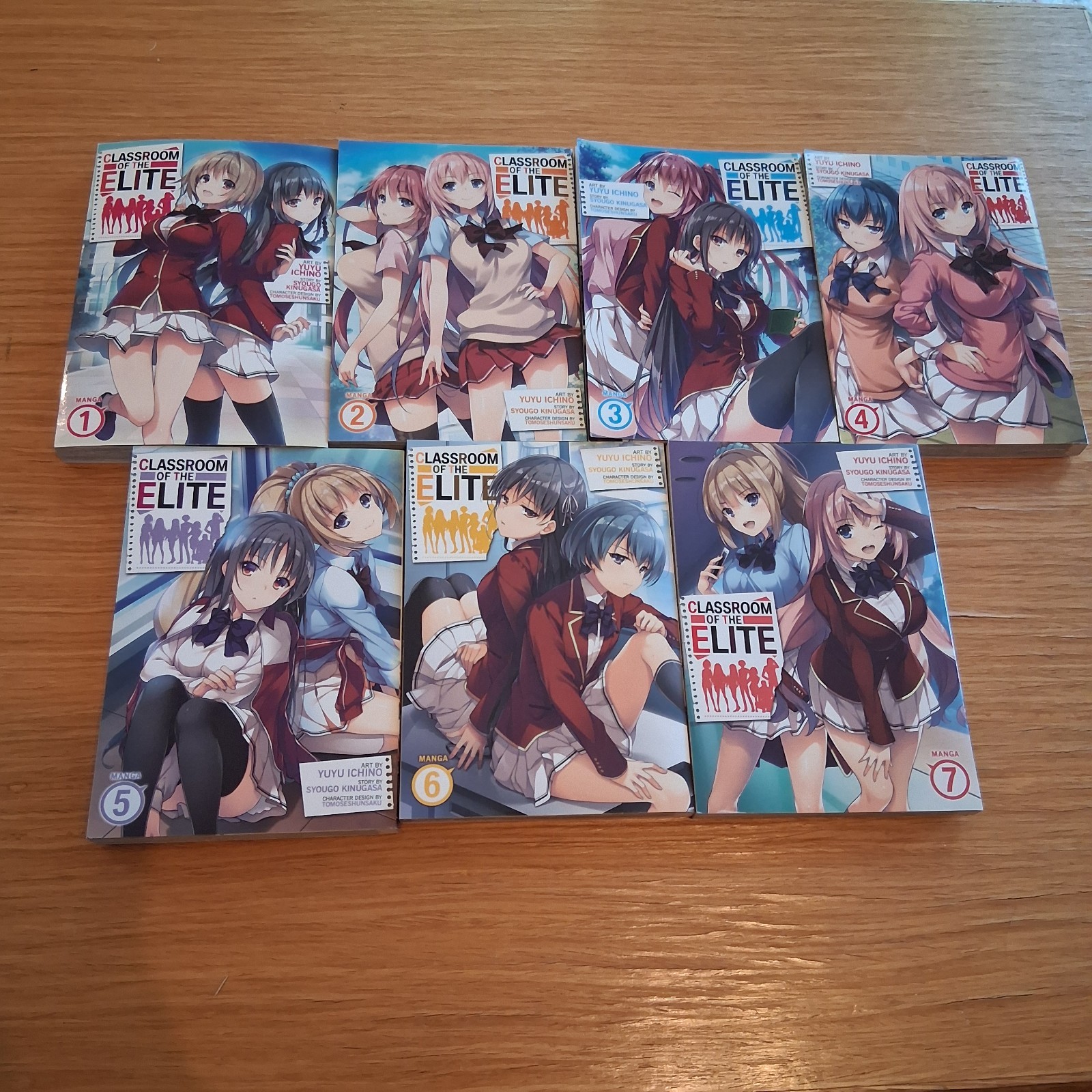 Classroom of the Elite Manga Volumes 1-7 English Authentic Seven Seas