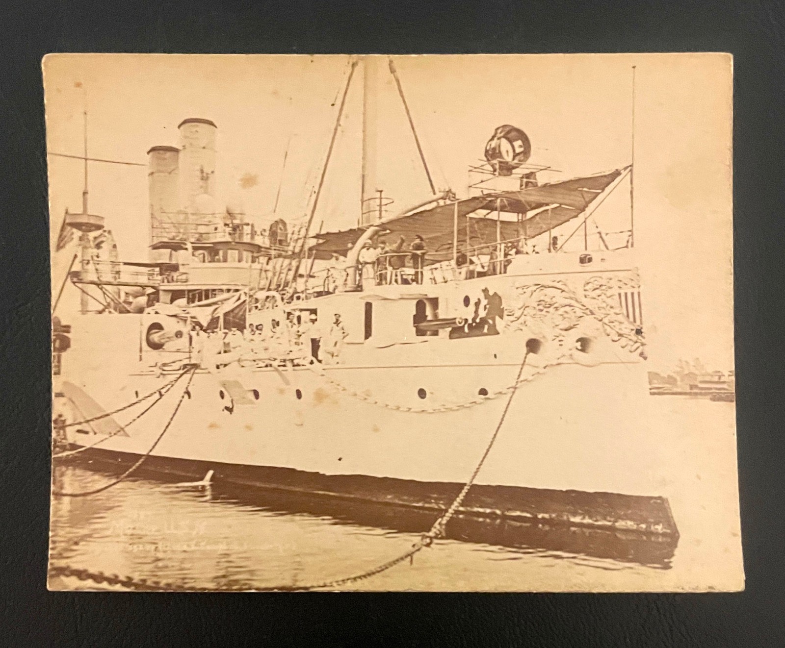 RARE 1898 N158 - War Photographs • MAINE U.S.N. • Duke Honest Long Cut