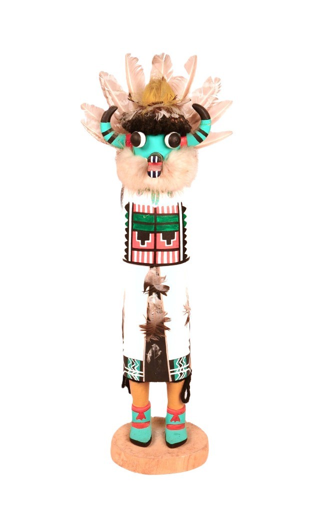 Hopi Pueblo Shalako Cloud Kachina Doll ca. 1940 - 1950   14