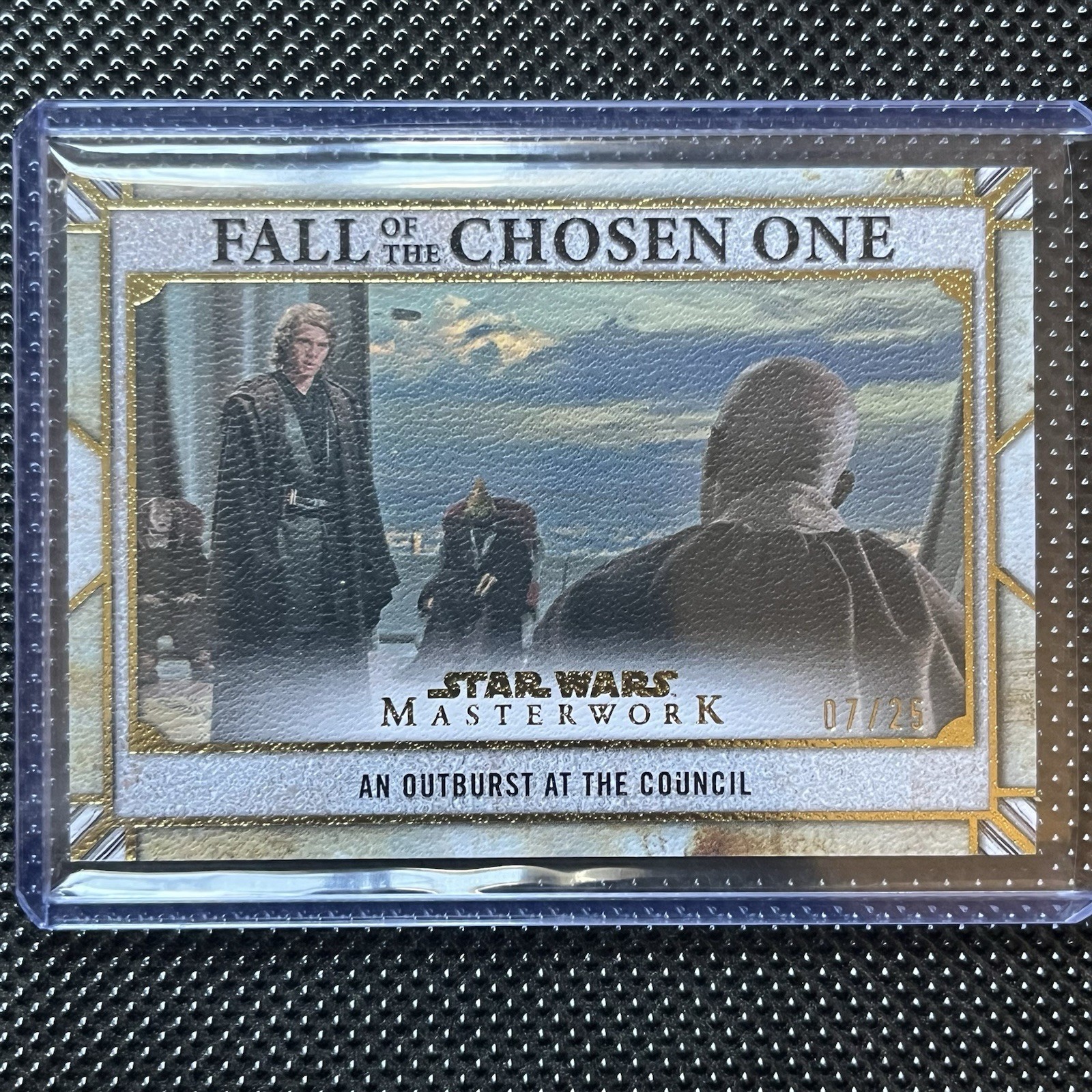 2025 Topps Star Wars Masterwork Fall Of The Chosen One Canvas /25 FALL-8