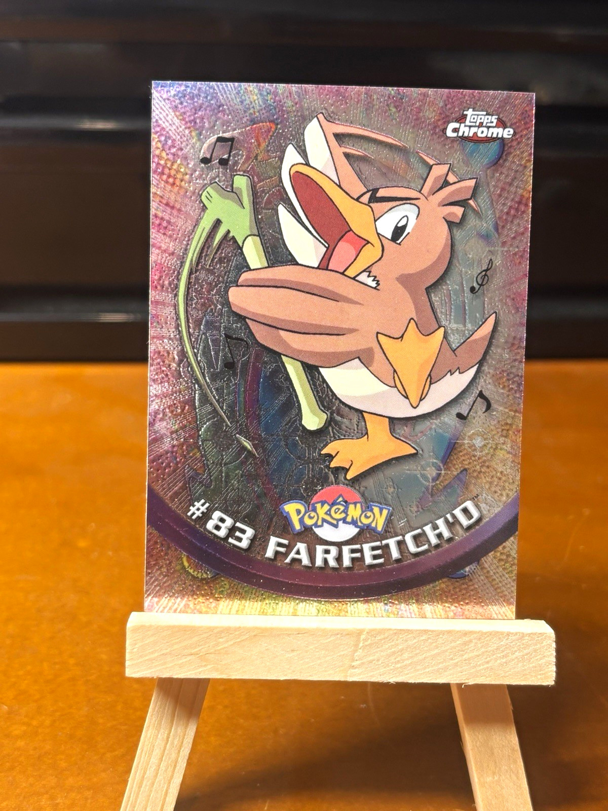 2000 Topps Chrome Pokémon TV Animation Edition #83 Farfetch\'d Hologram