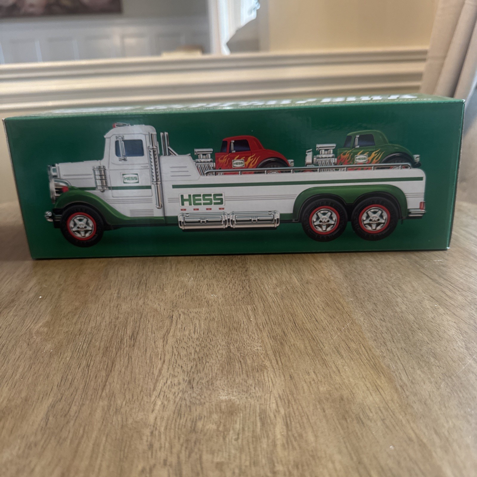 2022 Hess Flatbed Truck with Hot Rods NEW IN BOX Lights & Sounds