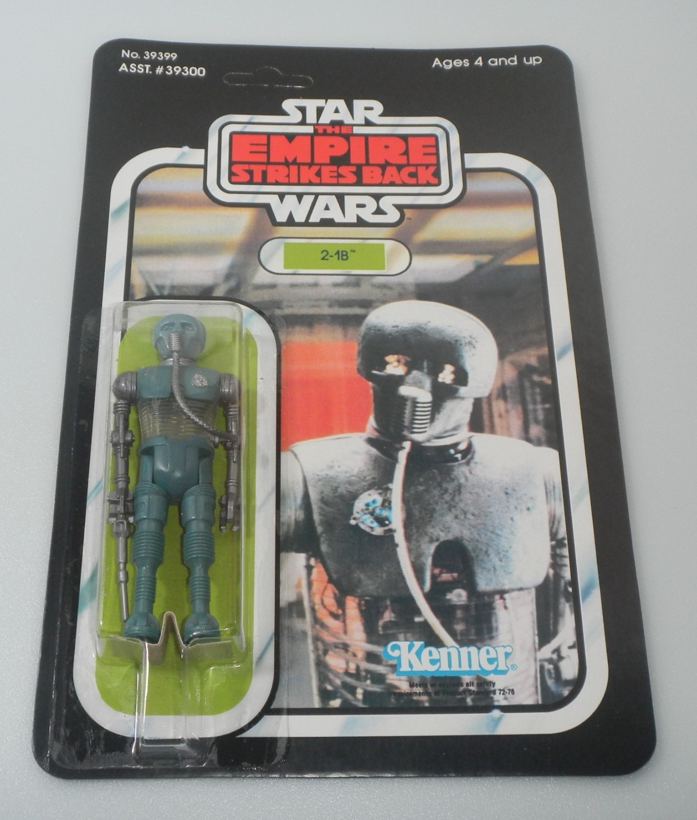 RECARDED 1980 Star Wars ESB 2-1B 100% Complete Vintage Figure & Accessories Lot