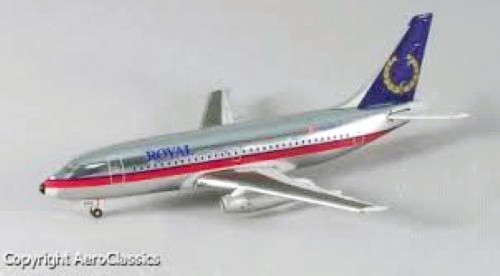 Aeroclassics Royal Airlines Boeing 737-200 Hybrid C-FRYH Diecast 1/400 Jet Model