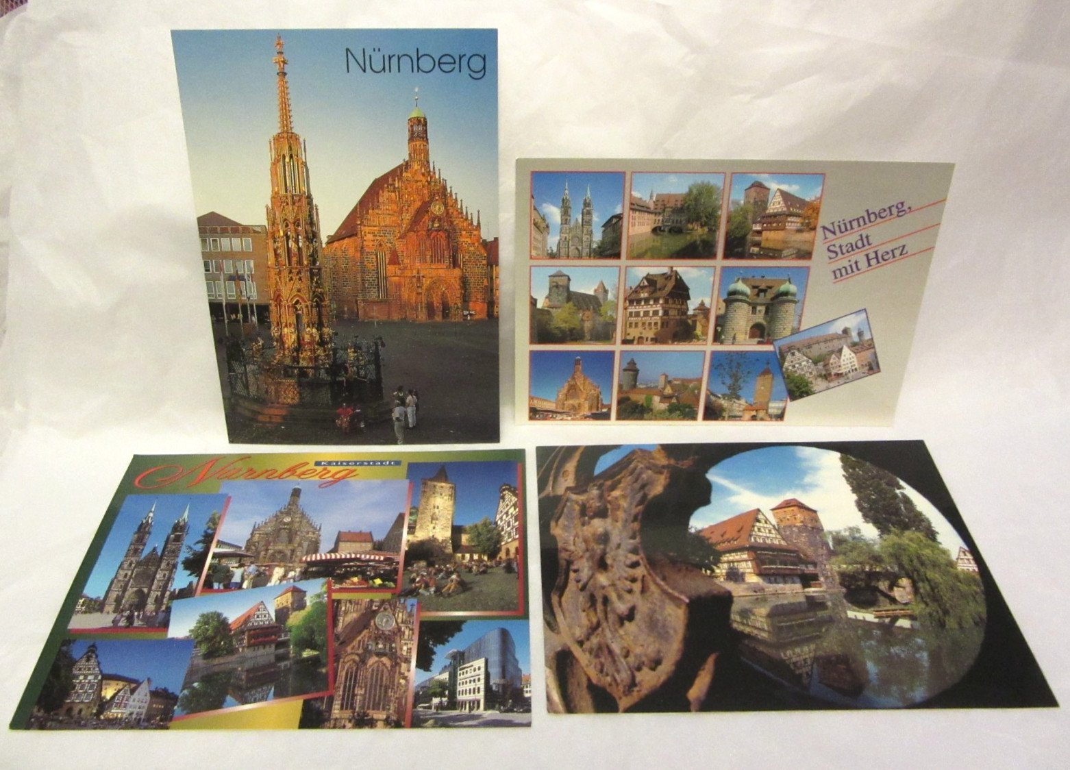 4 VTG NURNBERG  Germany Royal Cards Edmund Von Konig Photos Post Cards Unused