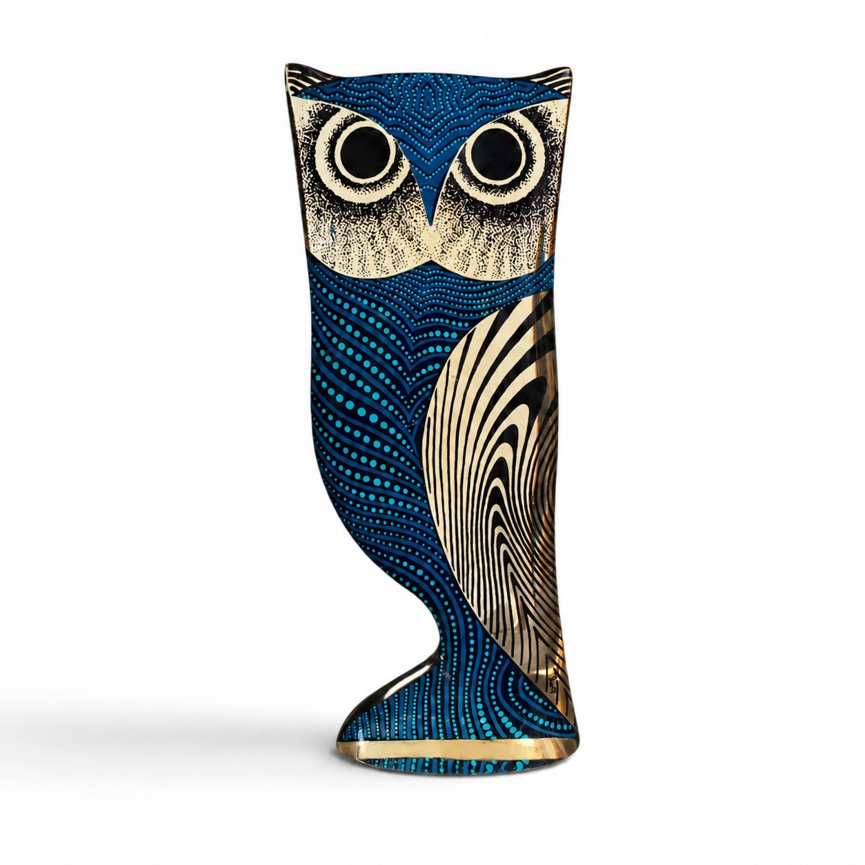 Vintage Abraham Palatnik Lucite Owl Sculpture 10\