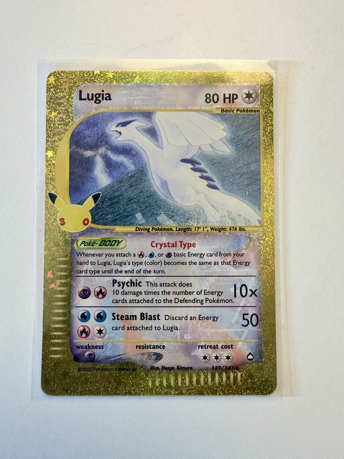 Pokémon TCG Lugia 30th Anniversary Celebrations Classic Collection