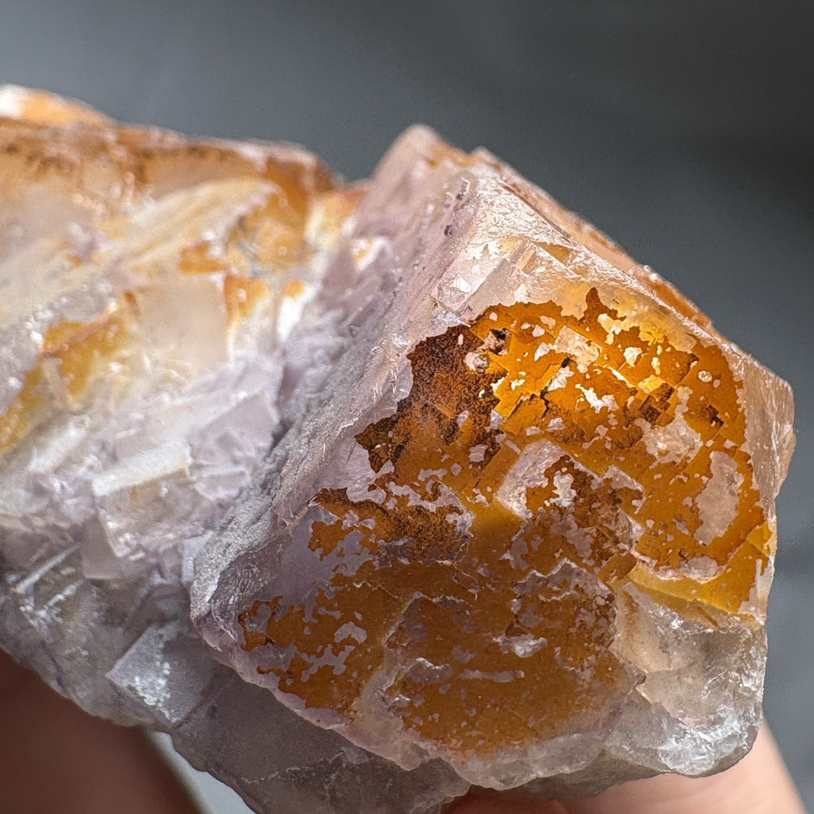 Natural Cubic Fluorite Crystal Raw Mineral Rare Specimen Healing Reiki Focus